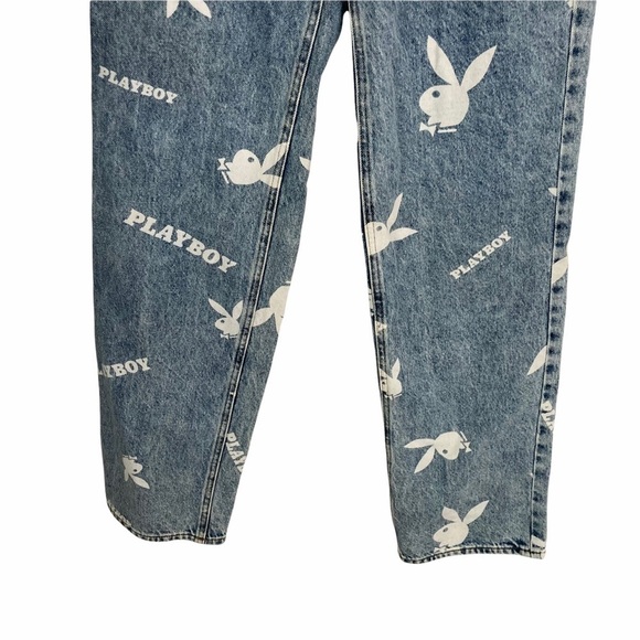 PACSUN X PLAYBOY Bunny Print 90s Boyfriend Jeans - Picture 7 of 11